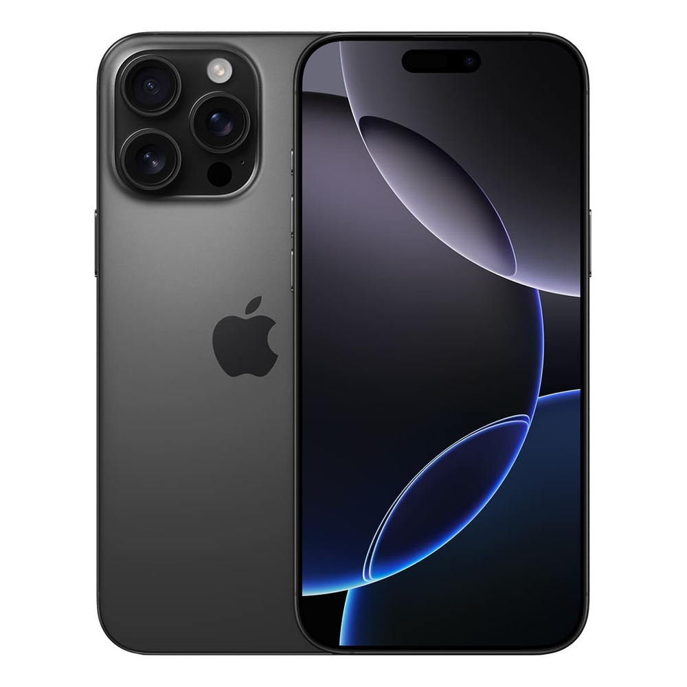 iPhone 16 Pro Max 512Gb eSIM+SIM Black Titanium, титановый чёрный