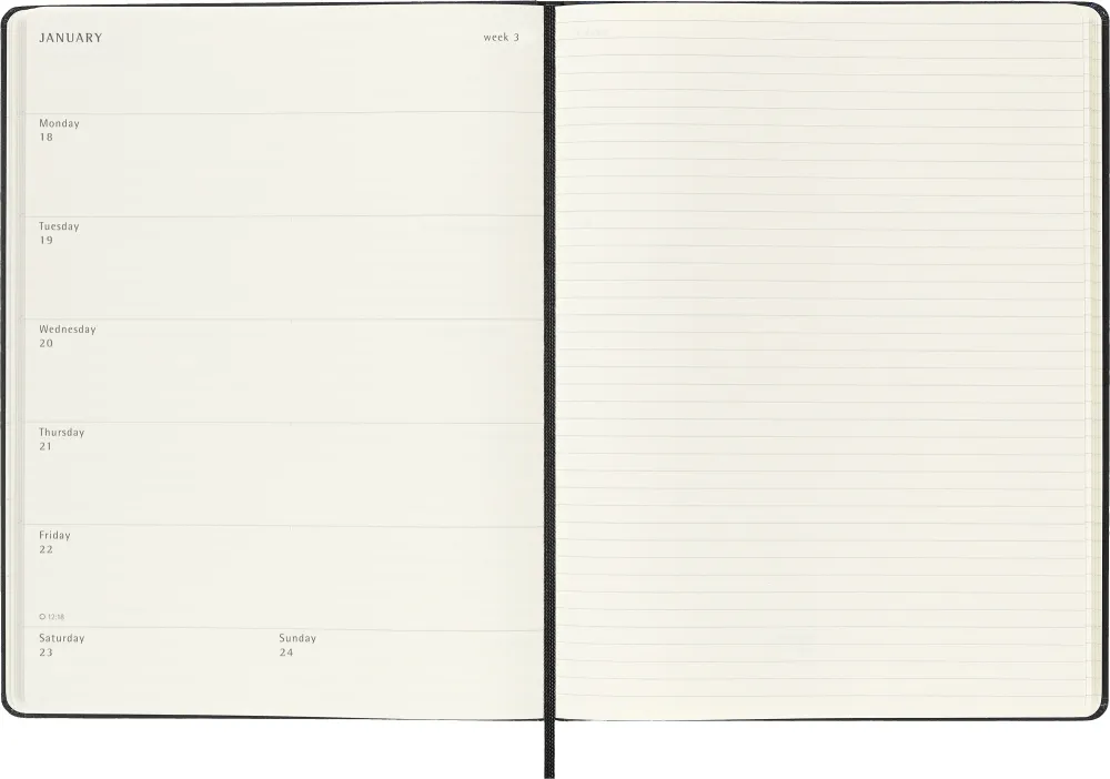 Еженедельник Moleskine WKNT XL (DHB12WN4) 2