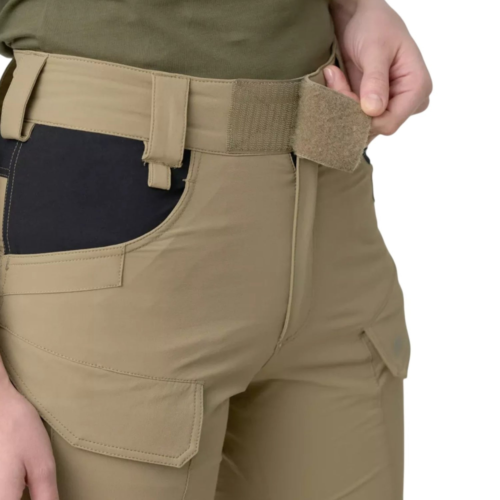 Брюки женские Helikon-Tex OTP (Outdoor Tactical Pants) - VersaStretch Khaki / Black