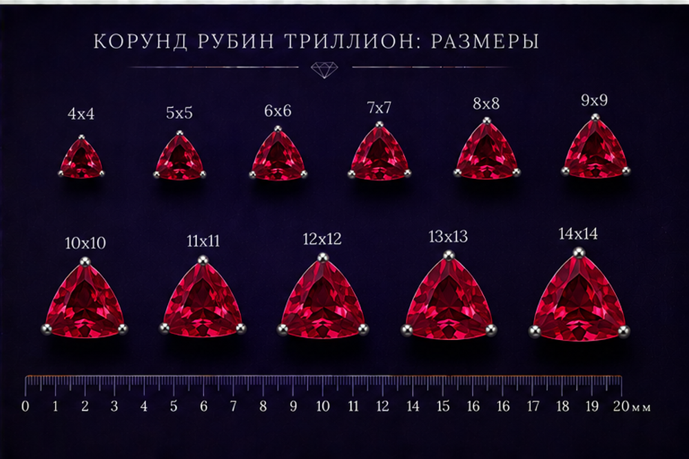 Корунд Рубин Триллион