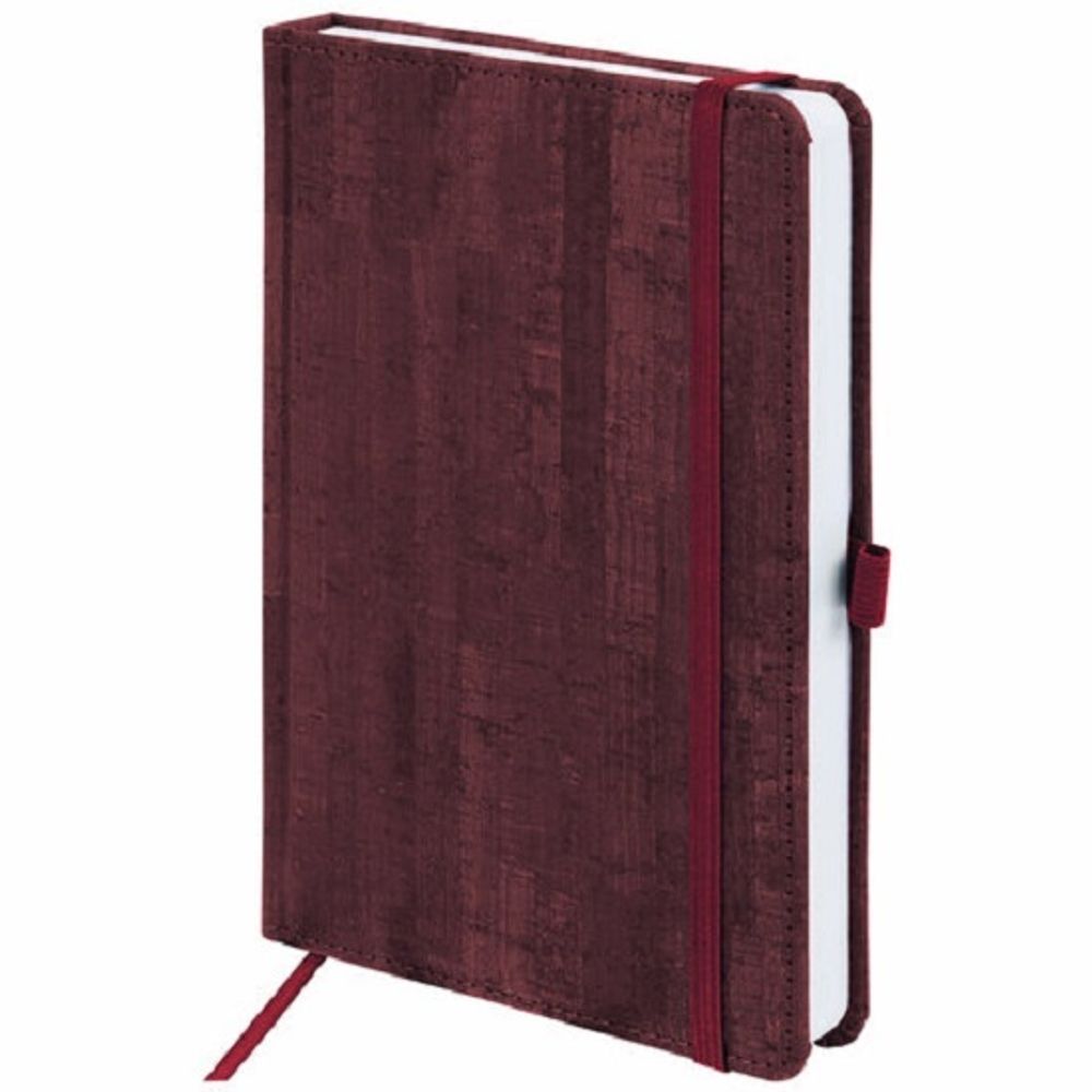 Ежедневник недатированный Brauberg Wood, А5, 136л, бордовый