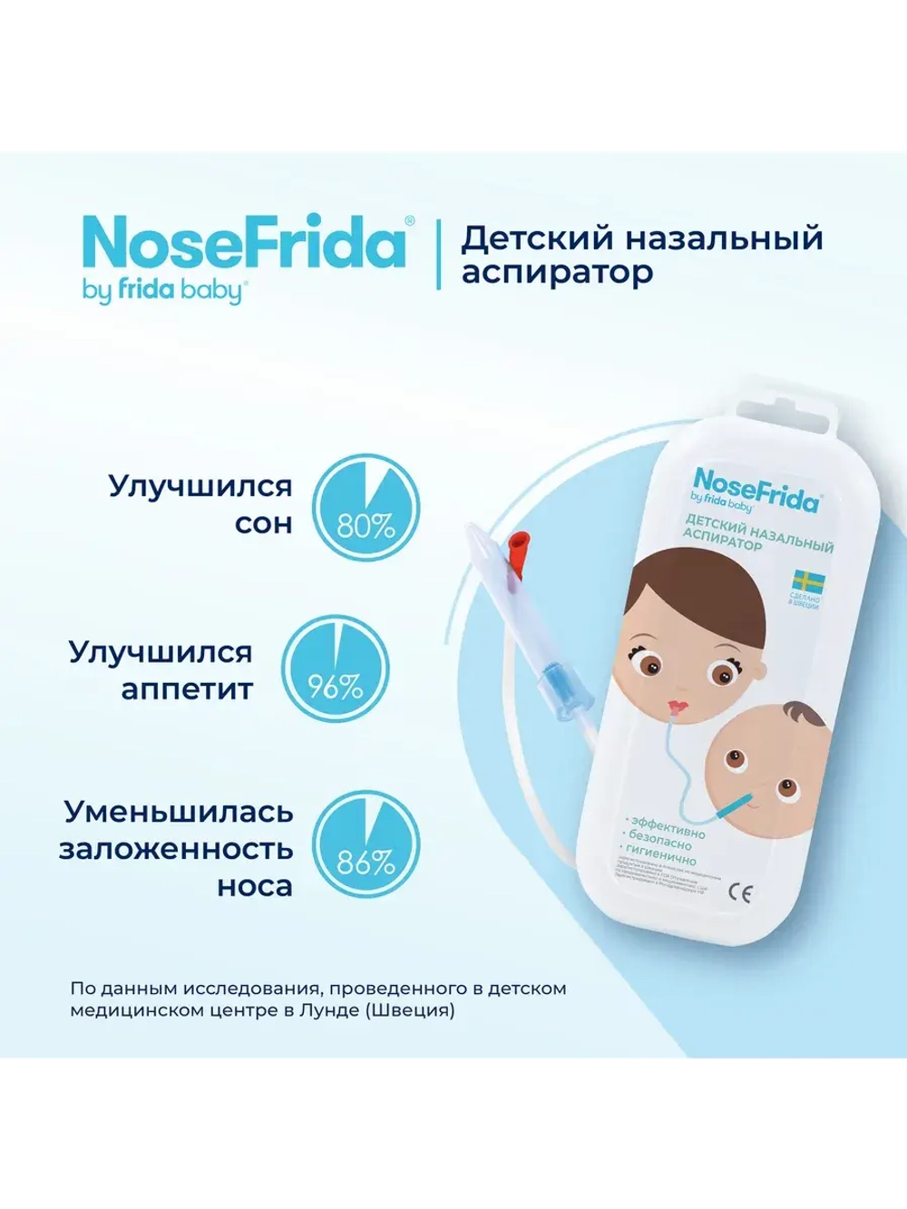 Аспиратор назальный детский в контейнере