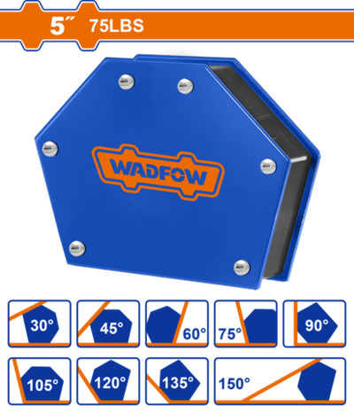 Магнитный держатель для сварки 34 кг (6/18) WADFOW WMC2605