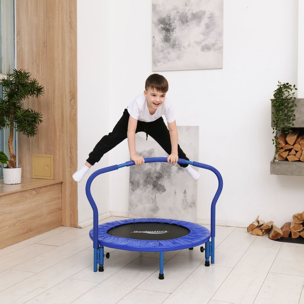 Батут с поручнем DFC Gardenature 36&amp;#039;&amp;#039; синий