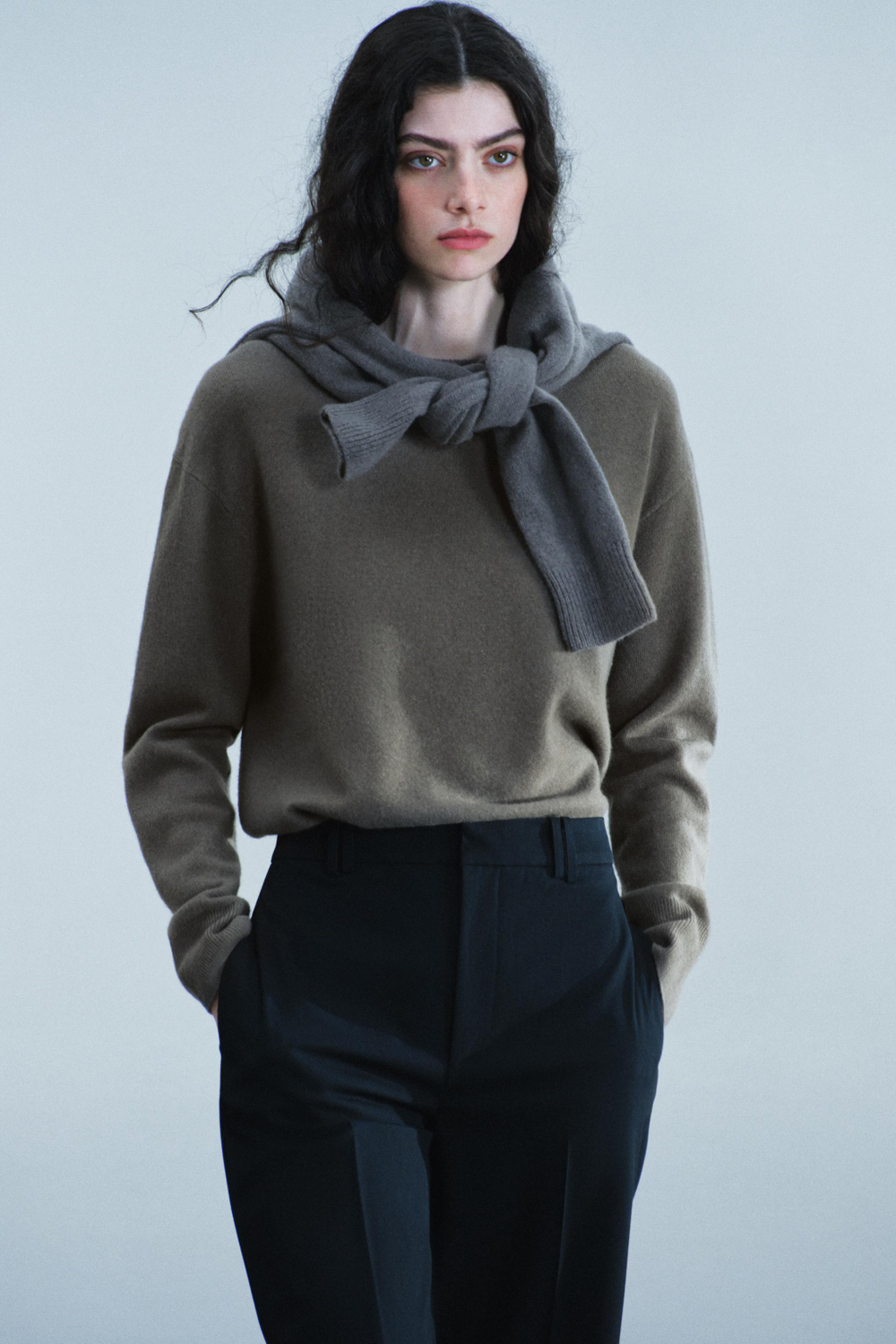 СВИТЕР ОВЕРСАЙЗ ИЗ 100% ШЕРСТИ — ZARA