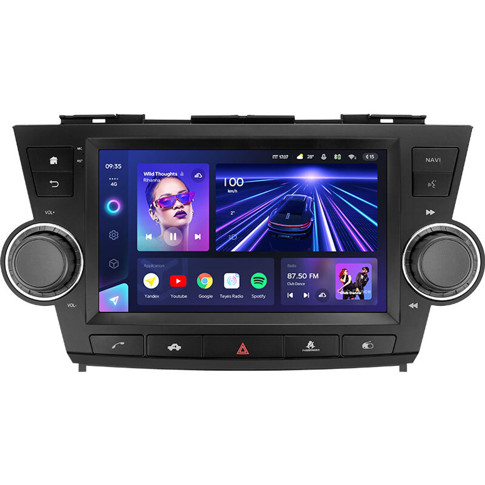 Teyes CC3L 9"для Toyota Highlander 2 2007-2013