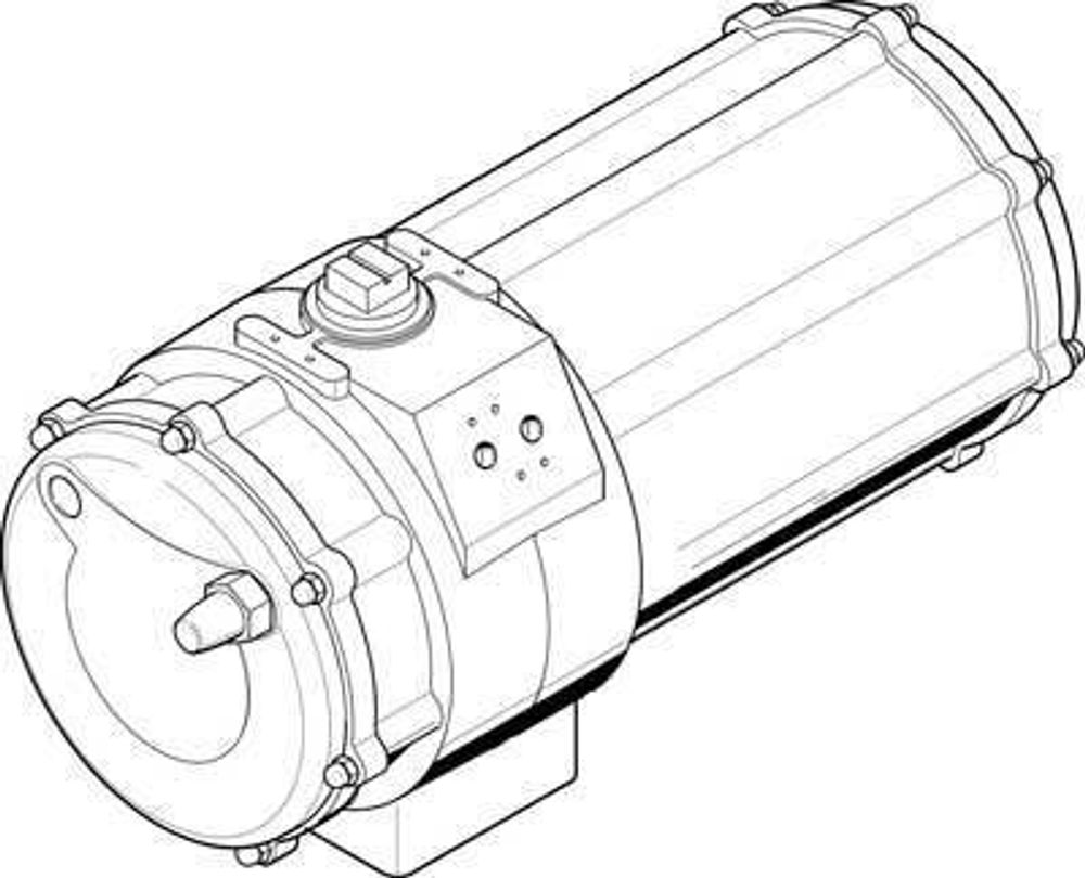DAPS-1440-090-RS2-F16-T6 Неполноповоротный привод DAPS-1440-090-RS2-F16-T6 Неполноповоротный привод