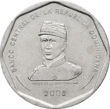 25 песо 2008 Доминикана