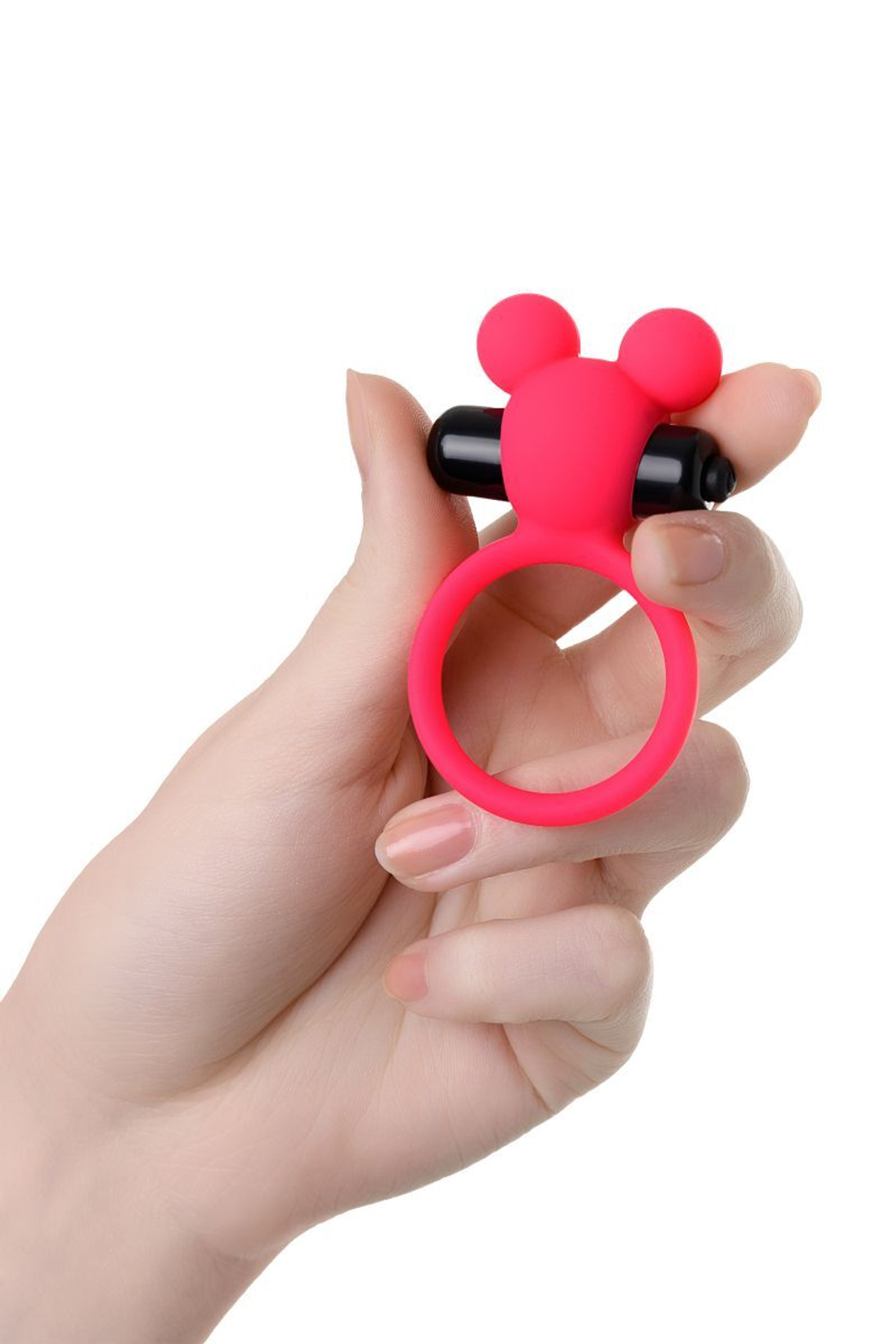 Розовое виброкольцо на пенис A-Toys (Цвет: розовый)