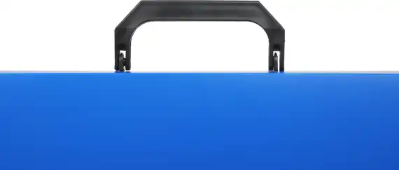 Портфель Бюрократ -BPP01BLUE 1 отдел. A4 пластик 0.7мм синий
