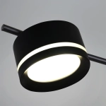10590-0.3-10 Black светильник потолочный Reluce, GX53х10