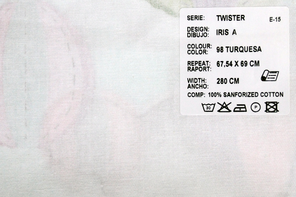 Терможаккард Twister Iris (Твистер Ирис) A 98 Turquesa