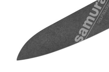 Нож кухонный Samura GOLF Stonewash Сантоку 180 мм, SG-0095B/K