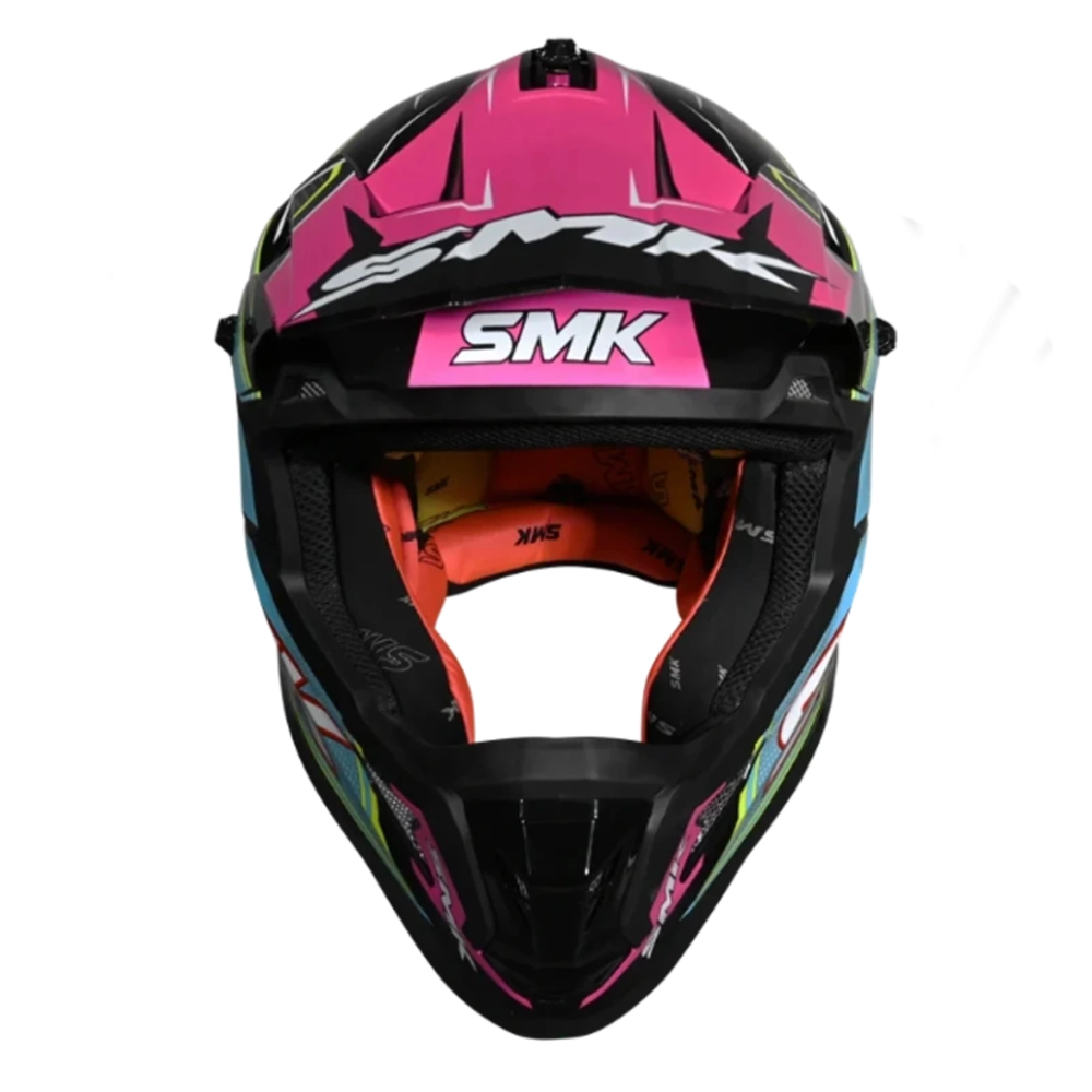 Шлем SMK ALLTERRA MAVERIX, цвет розовый/голубой/желтый (L)