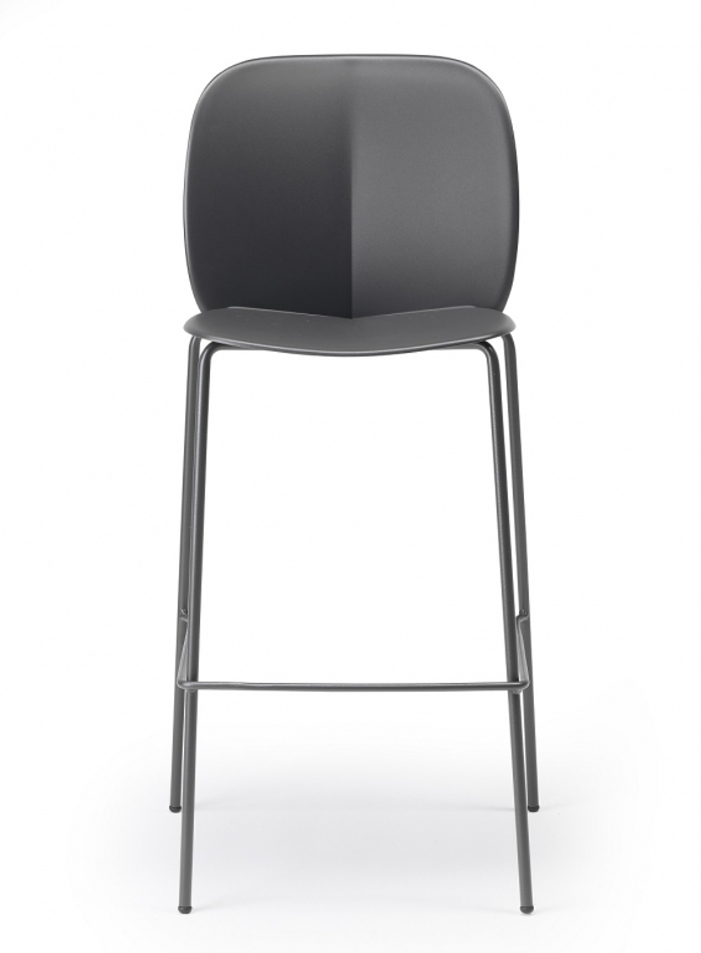 Стул пластиковый барный Scab Design Mentha Go Green, антрацит