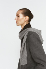 Мантеко шерстяной пальто, облегающий силуэт, ZW COLLECTION LIMITED EDITION