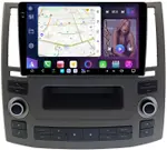 Магнитола для Infiniti FX35, FX45 S50 2006-2008 - FarCar S500-TS20 монитор 9.5" 2K QLED на Android 14, Быстрейшая, CarPlay, 4G SIM-слот