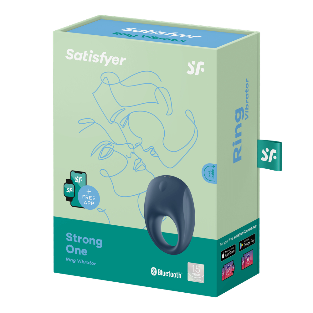 Satisfyer Strong One Эрекционное кольцо с возможностью управлять через приложение