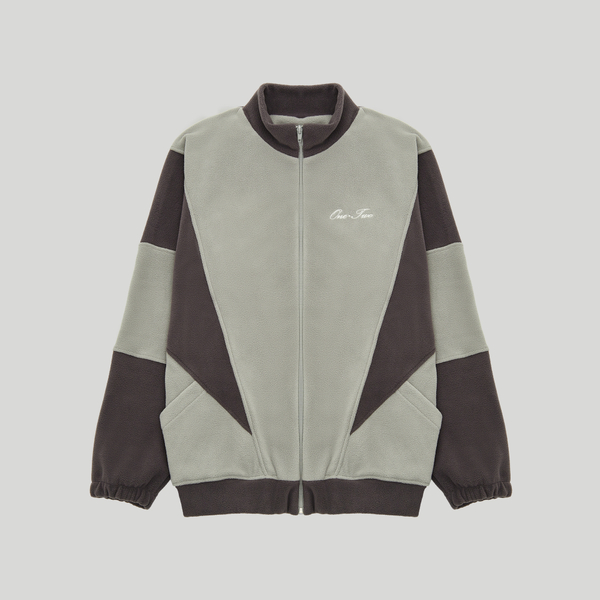 Zip-Up Sweatshirt Double Grey