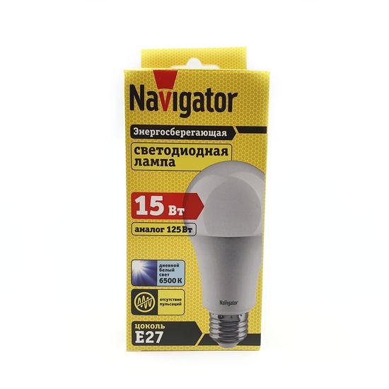 Сменная лампочка для настольной лампы 15 Вт Navigator, дневной белый свет.