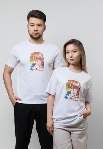 Футболка QYZ ZHIBEK WHITE