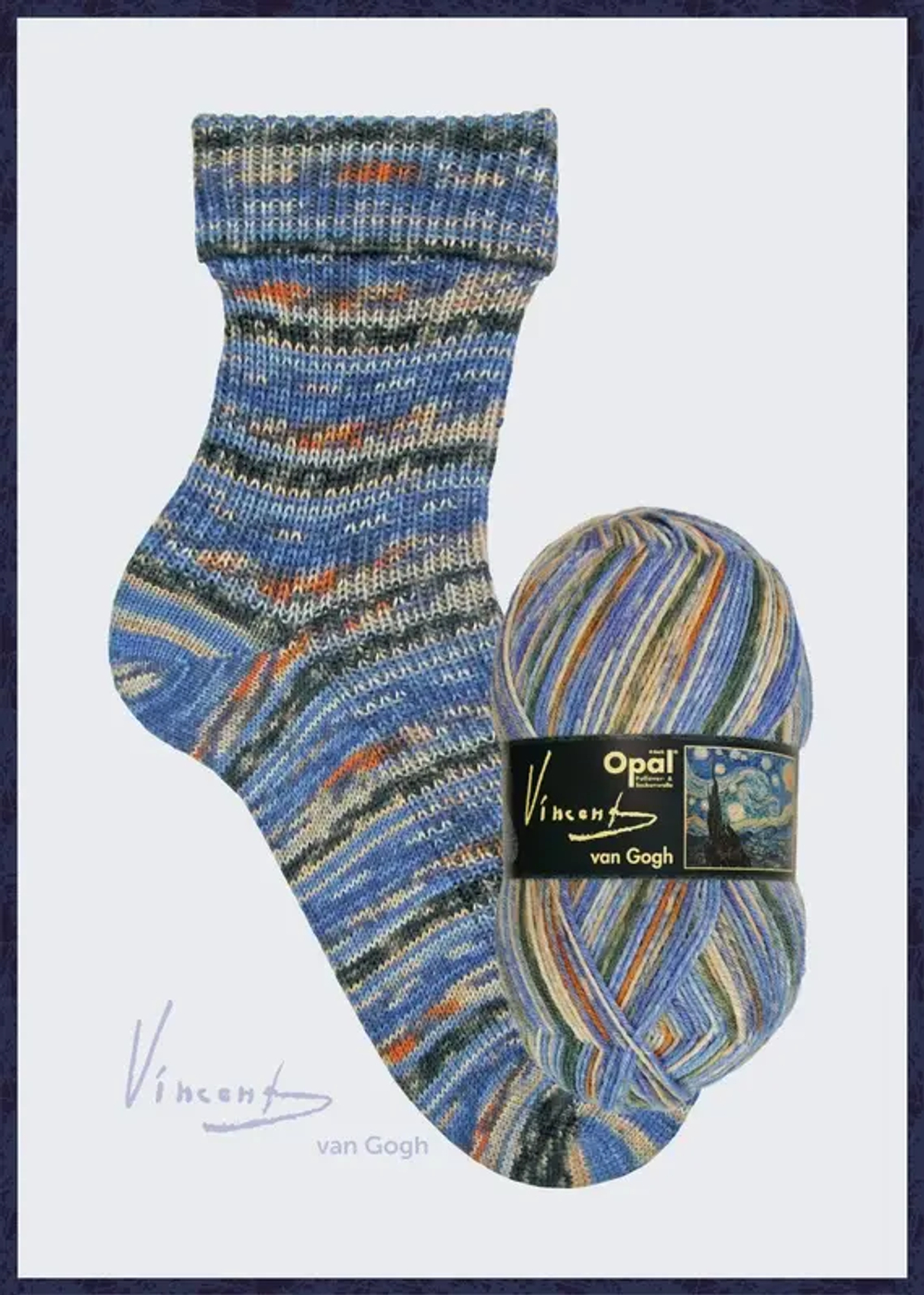 Opal Vincent Van Gogh, цвет 5435 звездная ночь