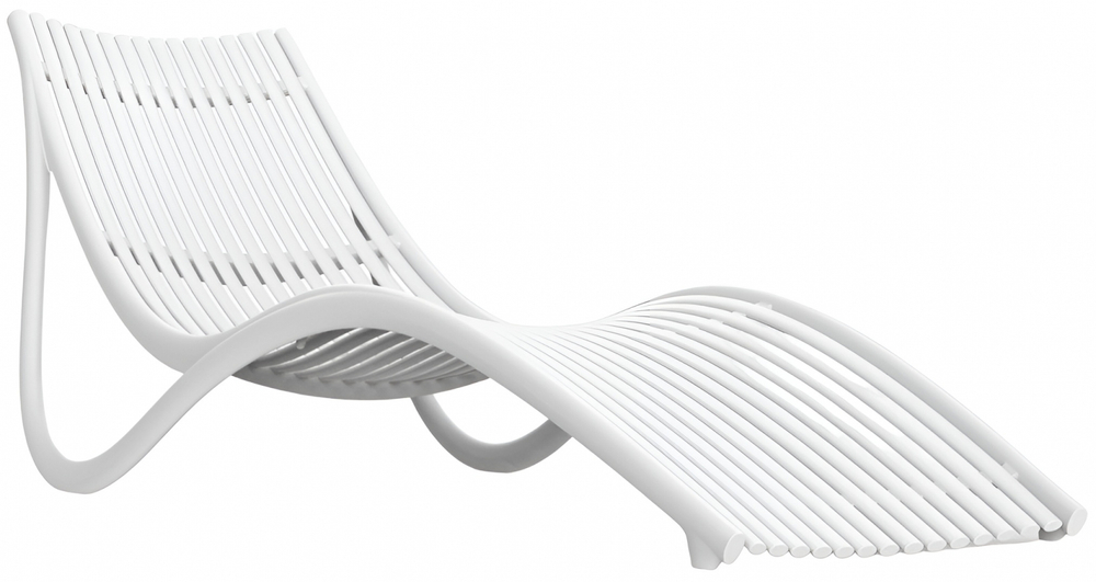 Лежак пластиковый Vondom Ibiza Basic, белый