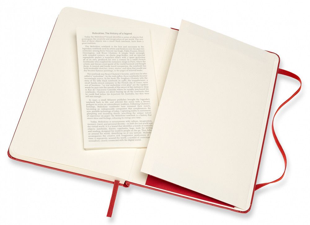 Блокнот Moleskine Classic Medium нелинованный твердая обложка (QP052F2)