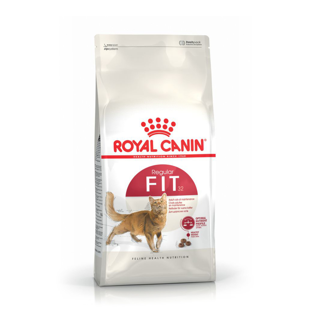 Royal Canin Fit 32 Корм сухой сбалансированный для взрослых умеренно активных кошек от 1 года - 2 кг