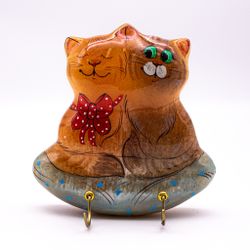 Вешалка настенная с котами — Селенит