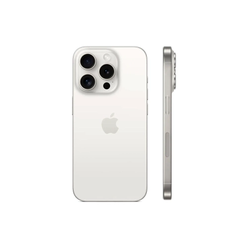 Смартфон Apple iPhone 15 Pro 1TB, Nano-SIM + eSIM, White Titanium (Белый)