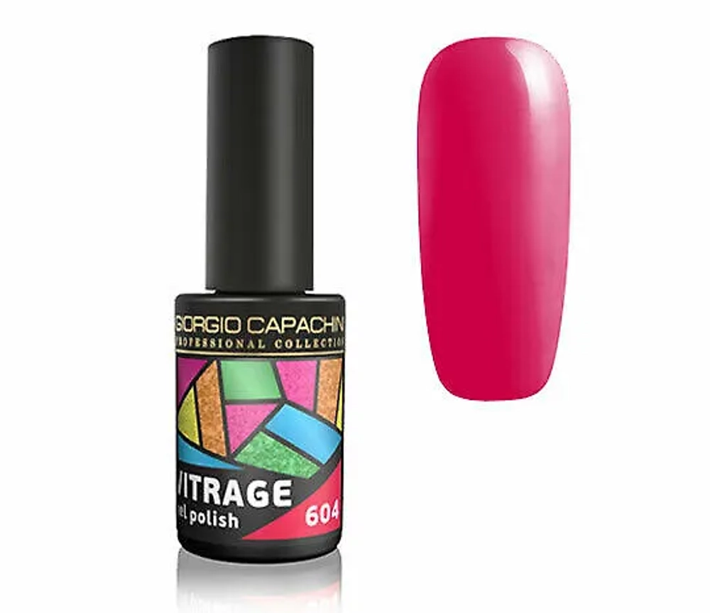 Гель-лак трехфазный витражный Vitrage GC 7 мл №604