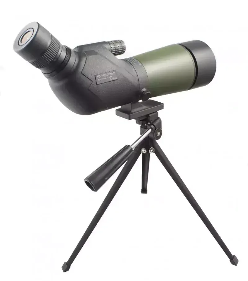Зрительная труба Sturman 20-60x60 HD угловая на штативе, вид сбоку