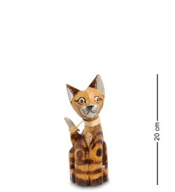 99-031 Фигурка «Кошка» н-р из трех 30,25,20 см (албезия, о.Бали)