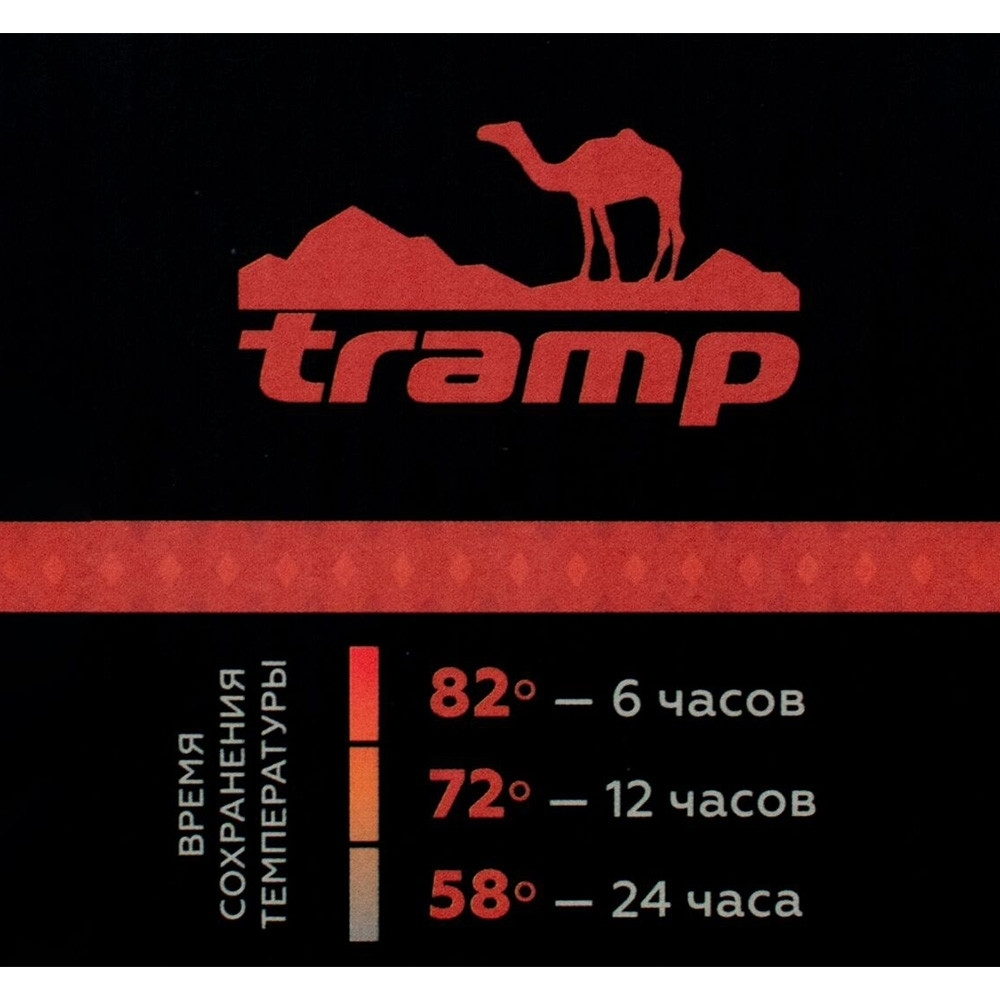 Tramp Термос Soft Touch 1.2 л, TRC-110, серый