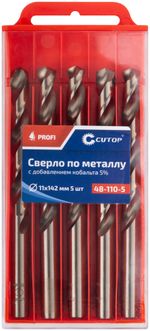 Сверло по металлу Cutop Profi с кобальтом 5%, 11 x 142 мм (5 шт)---