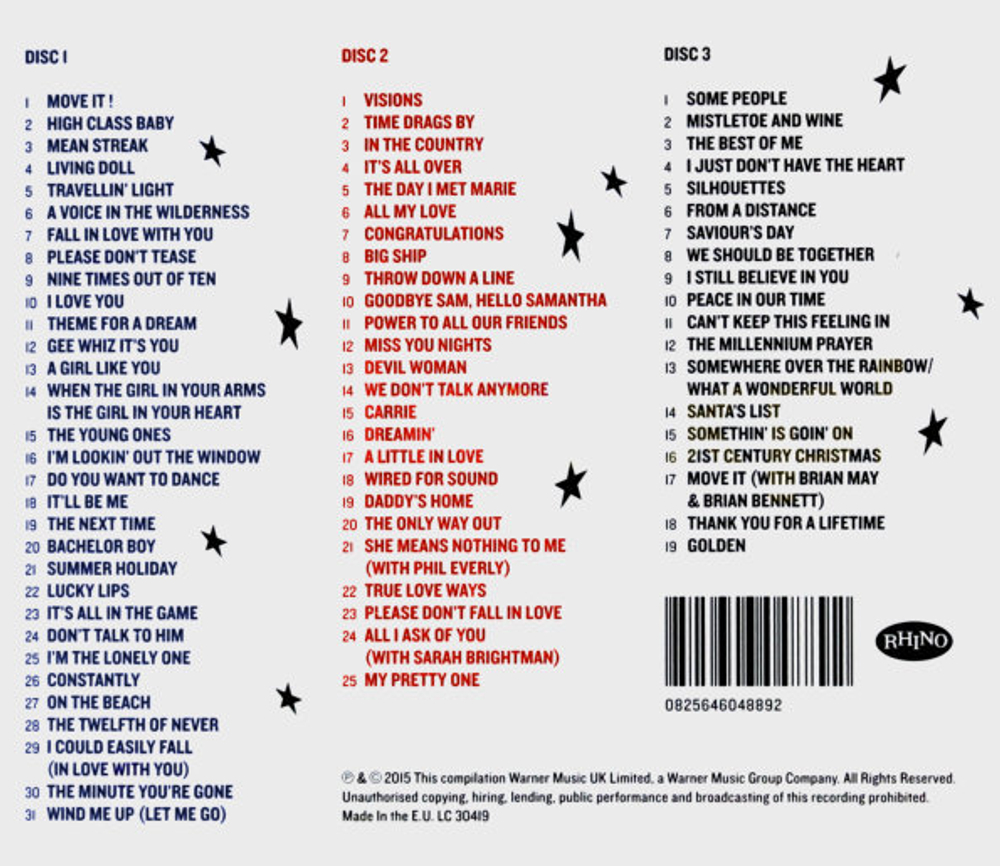 Cliff Richard / 75 At 75 (3CD)