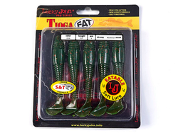 Виброхвосты съедобные LJ Pro Series TIOGA FAT 3.9in (10 см), цв. PA16, 5 шт.