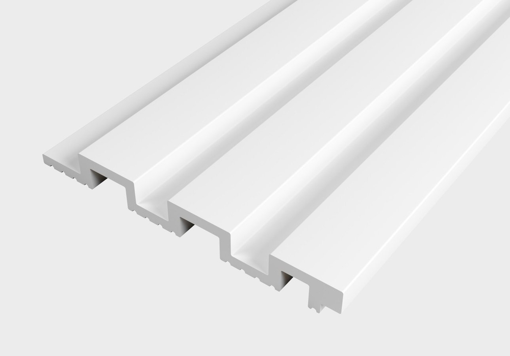 Панель полистирол 3D Solid 4 UHD 01/130L Белая 130х2800 мм