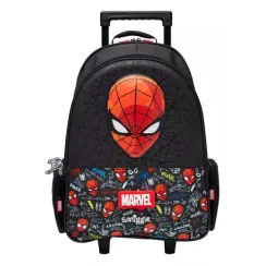 Çanta \ Bag \ Рюкзак Smiggle Trolley Backpack With Light-Up Wheels – Spider-Man