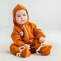 Комбинезон с капюшоном "Кэмел" утепленный 0+
