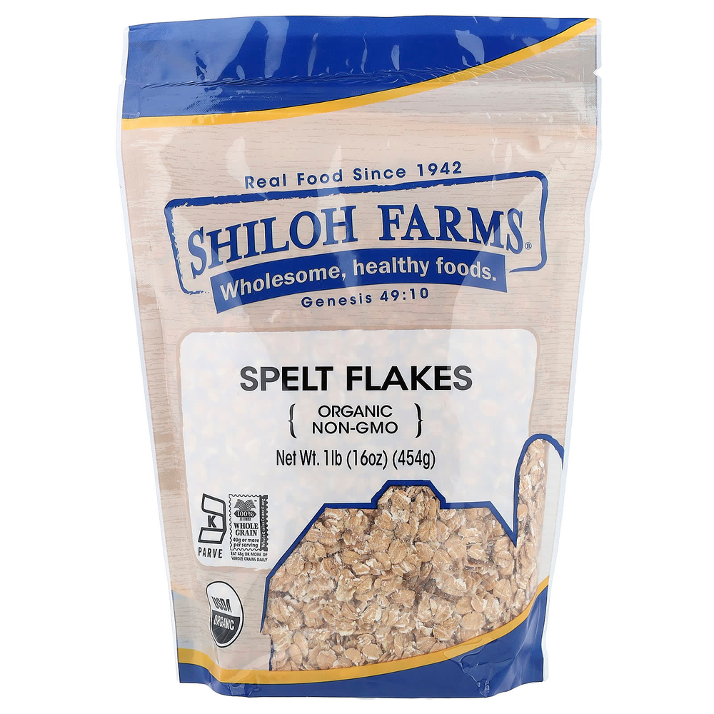 Shiloh Farms, органическая спельта в хлопьях, 454 г (16 унций)