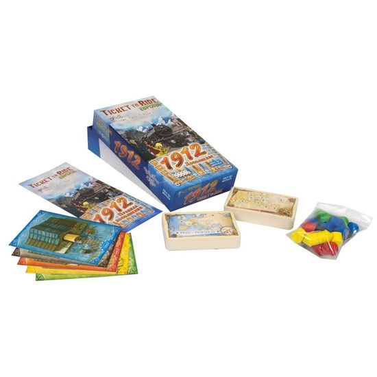 Настольная игра Ticket to Ride. Европа 1912 (новые компоненты)