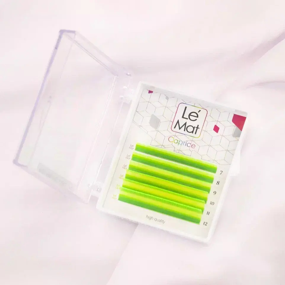 Ресницы Neon Yellow Le maitre Caprice 6 линий