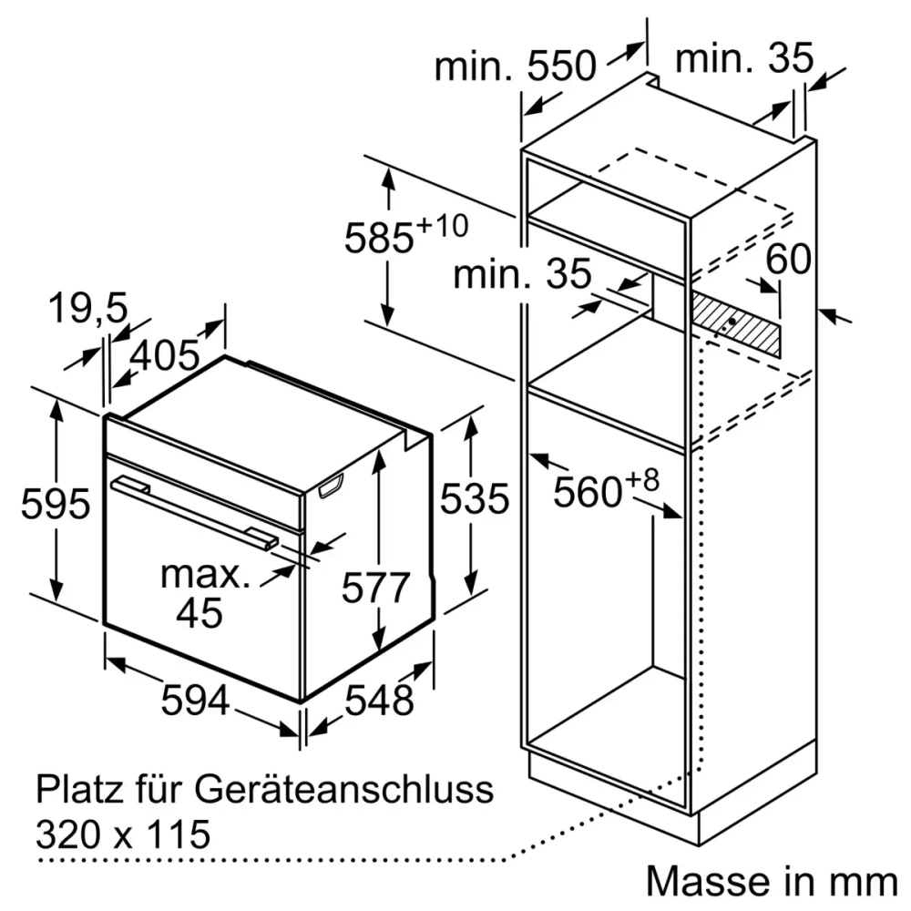Духовой шкаф Bosch HBG7741B1