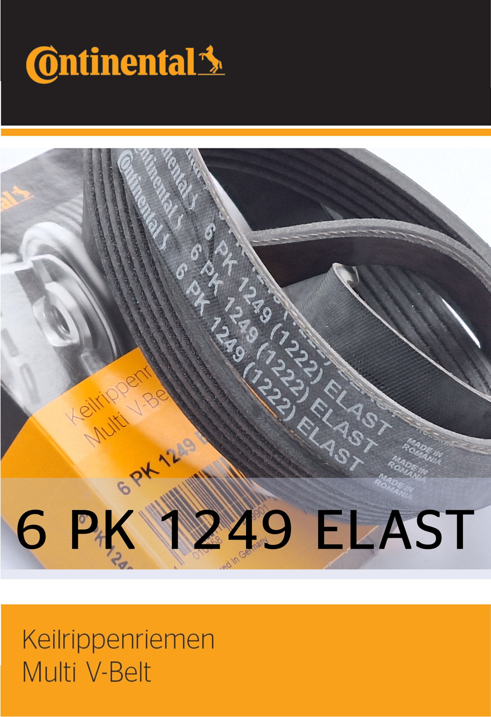 Ремень поликлиновый Continental 6PK1249ELAST