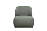Кресло Garda Decor Капри Базовая (Capri Basic), рогожка т.серый Norton-Graphite 80*90*82 см