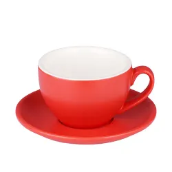 Чайная пара 320 мл красная матовая d 10,7 см h6,4 см Barista (Бариста) P.L. Proff Cuisine [6]