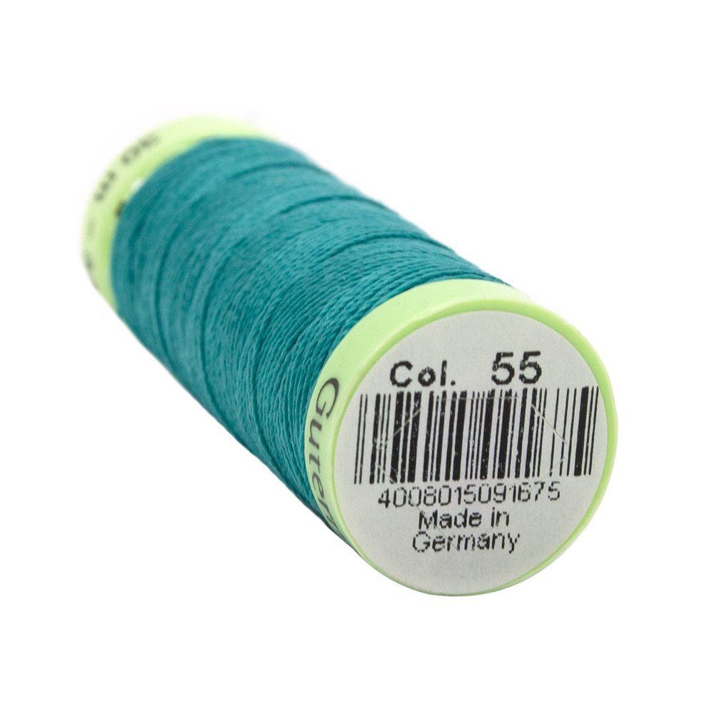 Нитки отделочные Gutermann Top Stitch 30 (30 метров), 5 кат. | 055 св.зеленая бирюза