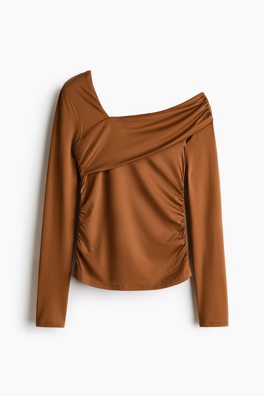 Драпированный топ на одно плечо - H&M
